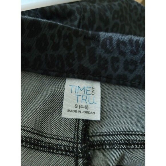 Leopard Print Soft Jeggings Size Small 4-6 #269 - Picture 2 of 4